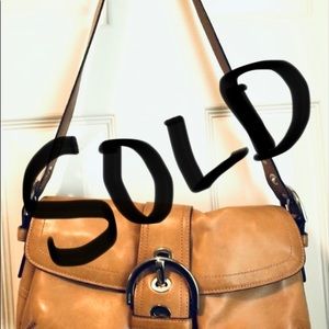 COACH vintage satchel hobo purse
